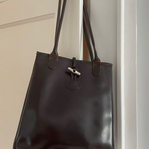 Longchamp leather tote